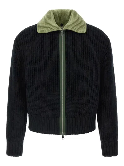 NAMACHEKO EVAN ZIP-UP HIGH-NECK CARDIGAN