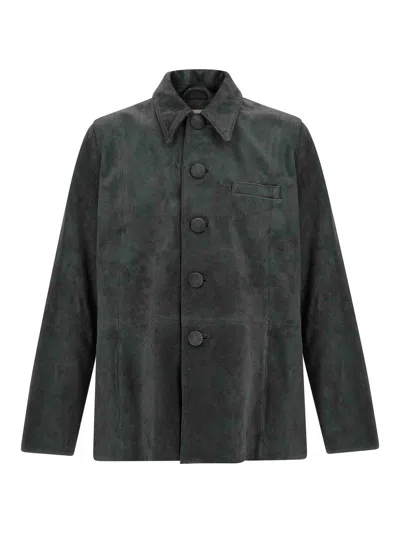 Namacheko Grey Lir Suede Jacket