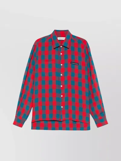 Namacheko Guardia Shirt Cuffs Buttoned In Red