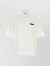 Namacheko Guardia Shirt With Chest Pocket And Short Sleeves In White