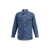Namacheko Han Long-sleeve Denim Shirt In Blue