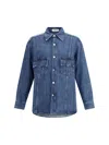 Namacheko Han Long-sleeve Denim Shirt In Blue