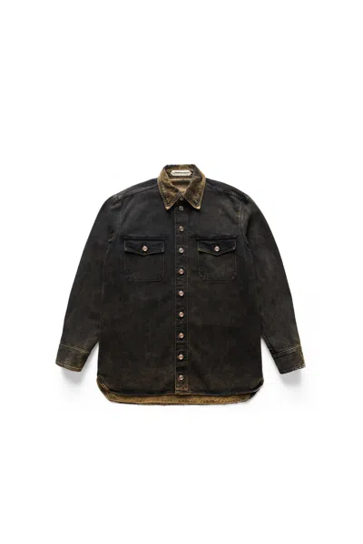 NAMACHEKO NAMACHEKO HANK DENIM SHIRT BLACK