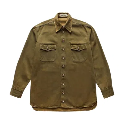 Pre-owned Namacheko Hank Denim Shirt 'green' | Men's Size M