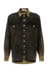Namacheko Camicia Hank In Denim Nero Uomo