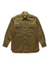 Namacheko Hank Denim Shirt Green In Green