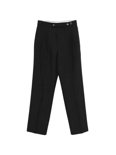 Namacheko Hav Button Pleated Trousers In Gray