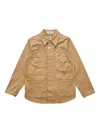 Namacheko Helios Zip-pocket Overshirt In Brown