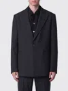 Namacheko Single-breasted Jacket Grey Pattern In Wool In Black