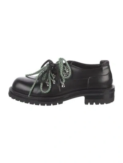 Pre-owned Namacheko Leather Oxfords In Black