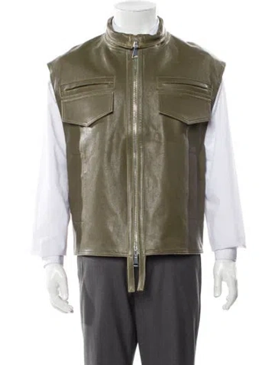 Pre-owned Namacheko Leather Vest In Green