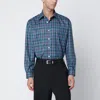 Namacheko Light Blue Shirt With Check Pattern In Blue