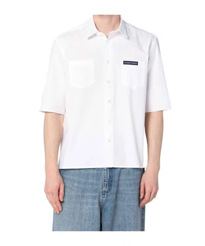 Namacheko Logo Patch Shirt With Pockets And Short Sleeves In Yellow