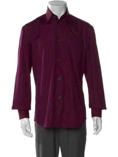 Pre-owned Namacheko Long Sleeve Dress Shirt In Purple