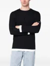 Namacheko Long-sleeve Layered T-shirt In Black