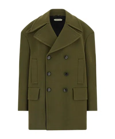 NAMACHEKO NAMACHEKO DOUGLAS DOUBLE-BREASTED COAT