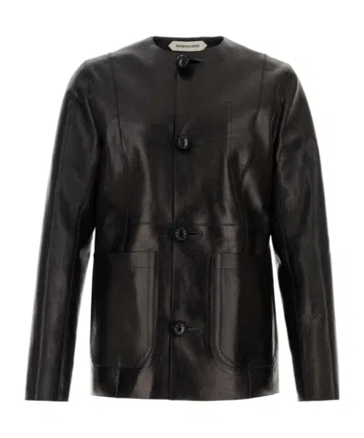 NAMACHEKO LONG-SLEEVED LEATHER JACKET