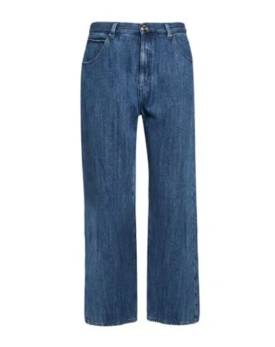 Namacheko Man Jeans Blue Size Xs Cotton, Linen