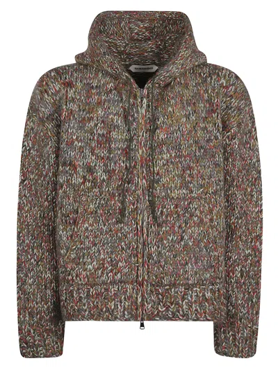 Namacheko Maurius Chunky Knit Hoodie In Multi