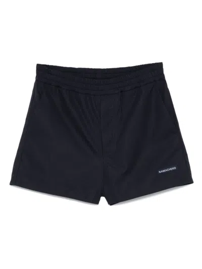 NAMACHEKO MIDNIGHT BLUE BERMUDA SPORTS SHORTS