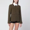 Namacheko Moss Green Wool-blend Jacket In Multi