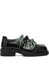 Namacheko Mountain Rope Lace-up Derby Shoes In Black