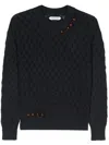 Namacheko Nissan Cut-out Knitted Jumper In Blue