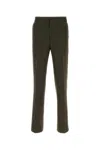 Namacheko Pantalone In Lana Verde Oliva  Uomo