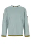 Namacheko Cotton T-shirt Contrast Hem In Blue