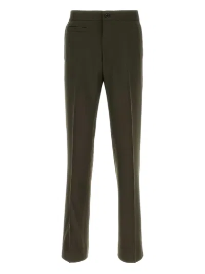 Namacheko Pantalone In Lana Verde Oliva  Uomo In Brown