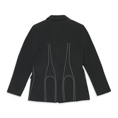Namacheko Saqi Single-breasted Wool Black Suit Jacket