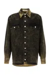 Namacheko Camicia Hank In Denim Nero Uomo In Black