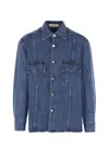 Namacheko Han Long-sleeve Denim Shirt In Blue