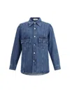Namacheko Han Long-sleeve Denim Shirt In Blue