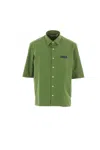 Namacheko Cotton Shirt In Grass Green