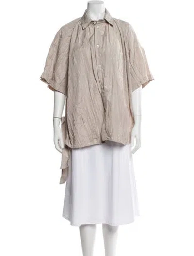 Pre-owned Namacheko Short Sleeve Top W/ Tags In Neutral