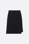 Namacheko Tidan Layered Twill Shorts In Black
