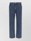 Namacheko Slim Fit Denim Trousers With Pockets And Loops In Blue