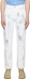 Namacheko Ssense Exclusive White Jeans In Crackling White
