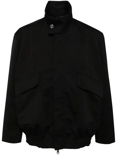 Namacheko Stand-up Collar Lightweight Jacket In Black
