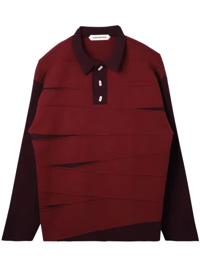 Namacheko Syl Bandage Polo Shirt In Red