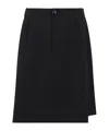 Namacheko Tidan Layered Twill Shorts In Black