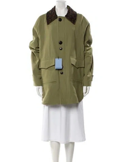 Pre-owned Namacheko Trench Coat W/ Tags In Green