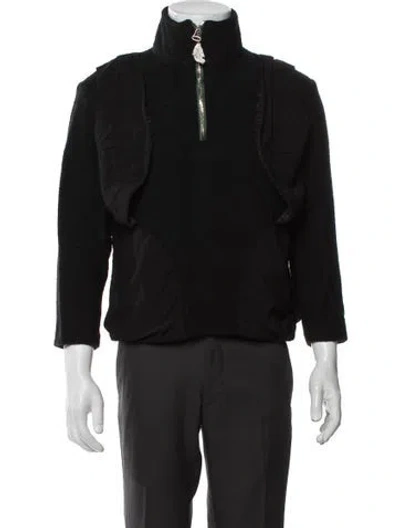 Pre-owned Namacheko Turtleneck Long Sleeve Cardigan In Black