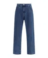 Namacheko Slim Fit Denim Trousers With Pockets And Loops In Blue