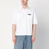 Namacheko Logo Patch Shirt With Pockets And Short Sleeves In White