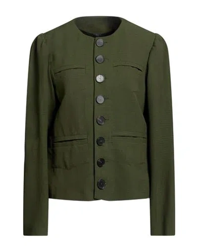 Namacheko Woman Jacket Dark Green Size 8 Cotton