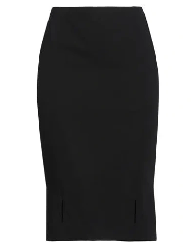 Namacheko Woman Midi Skirt Black Size 6 Virgin Wool