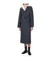Namacheko Grey Wool Coat With Belt In Black