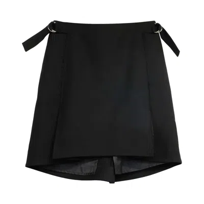 Pre-owned Namacheko Wool Paveley Skirt 'black' | Men's Size 42